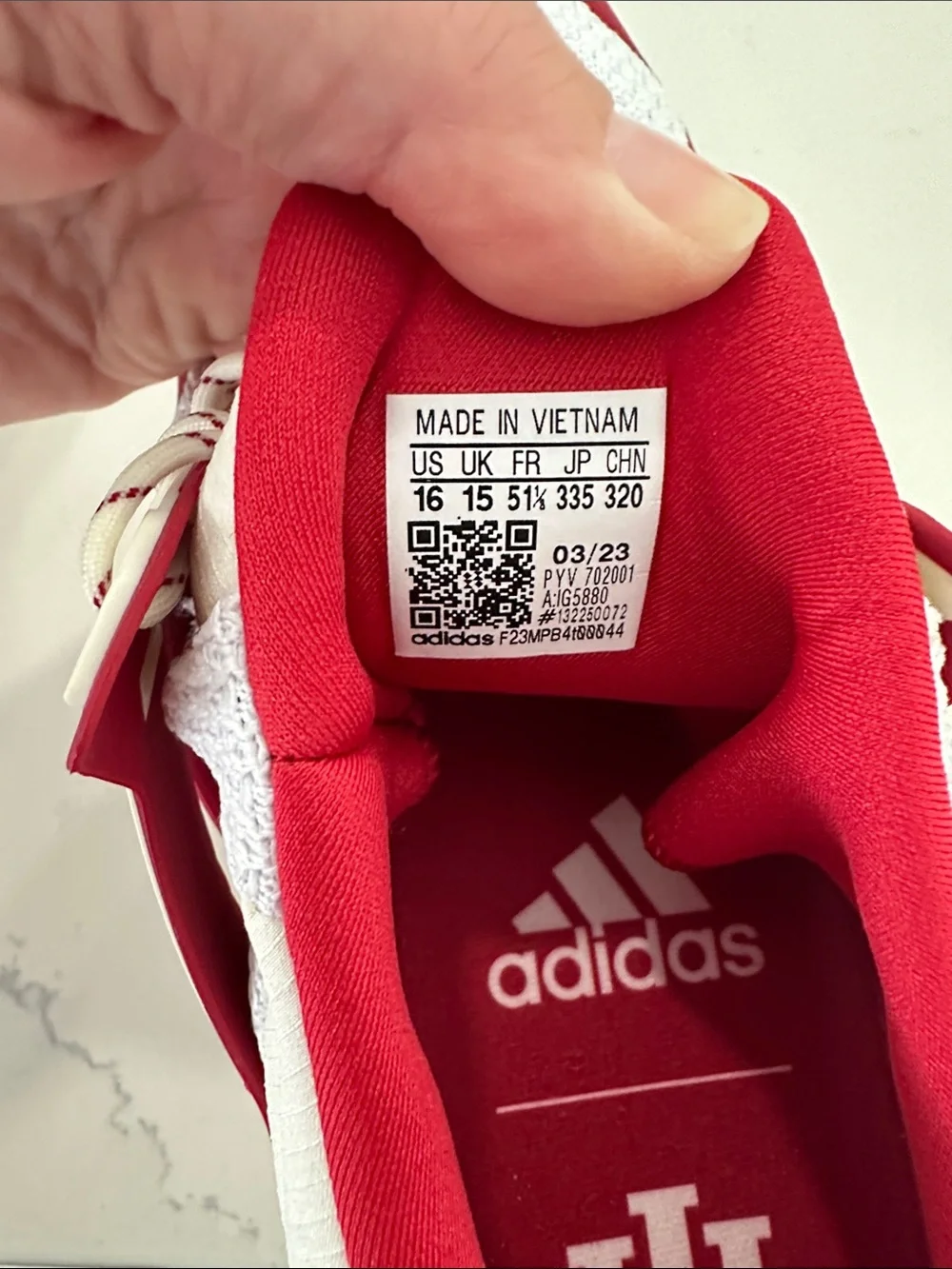 Adidas Men’s Ultrabiost 1.0 ATR Sneakers with IU Logo Sz 16